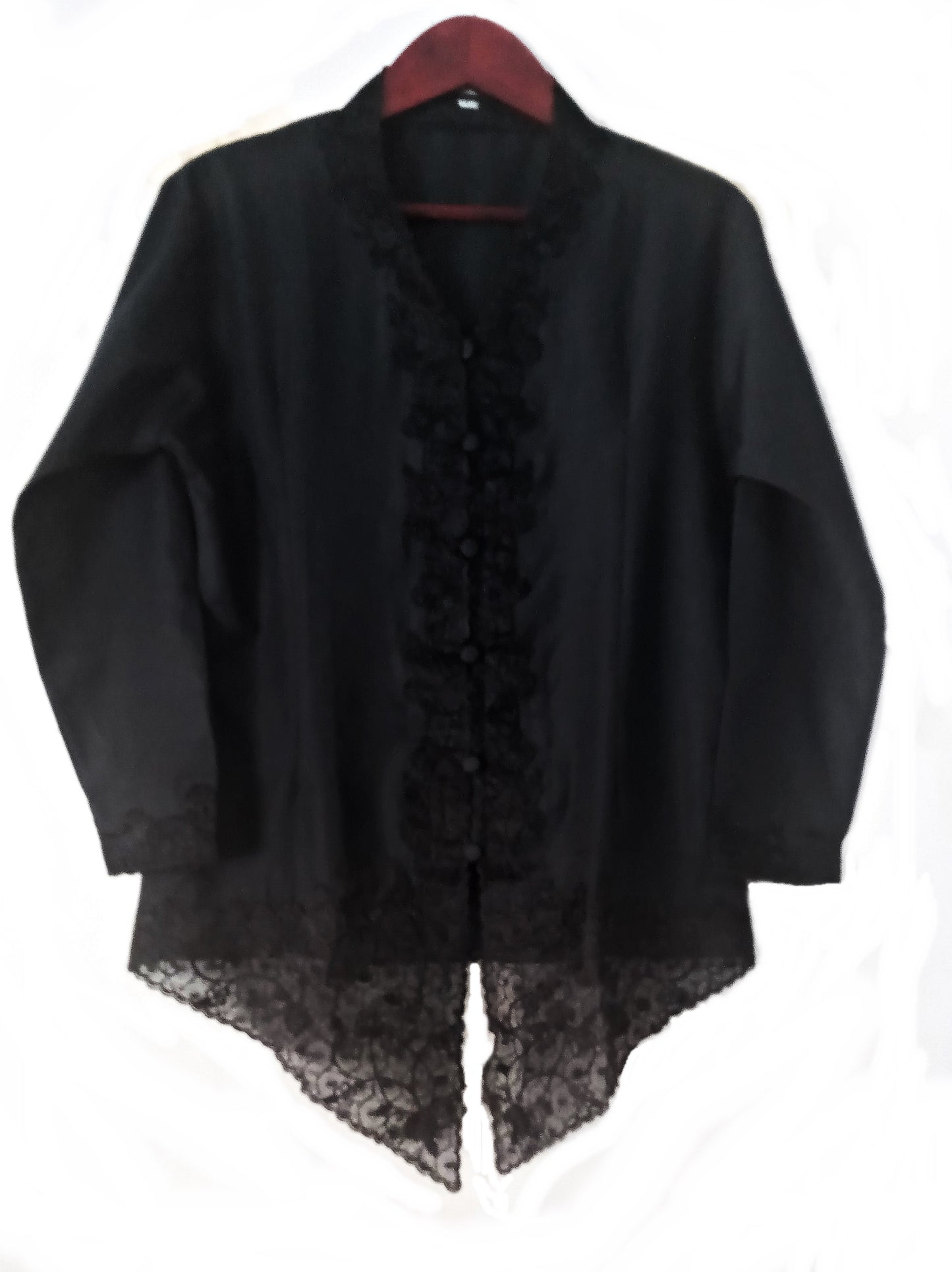 Black Kebaya dress, Kebaya Top, Kebaya cotton