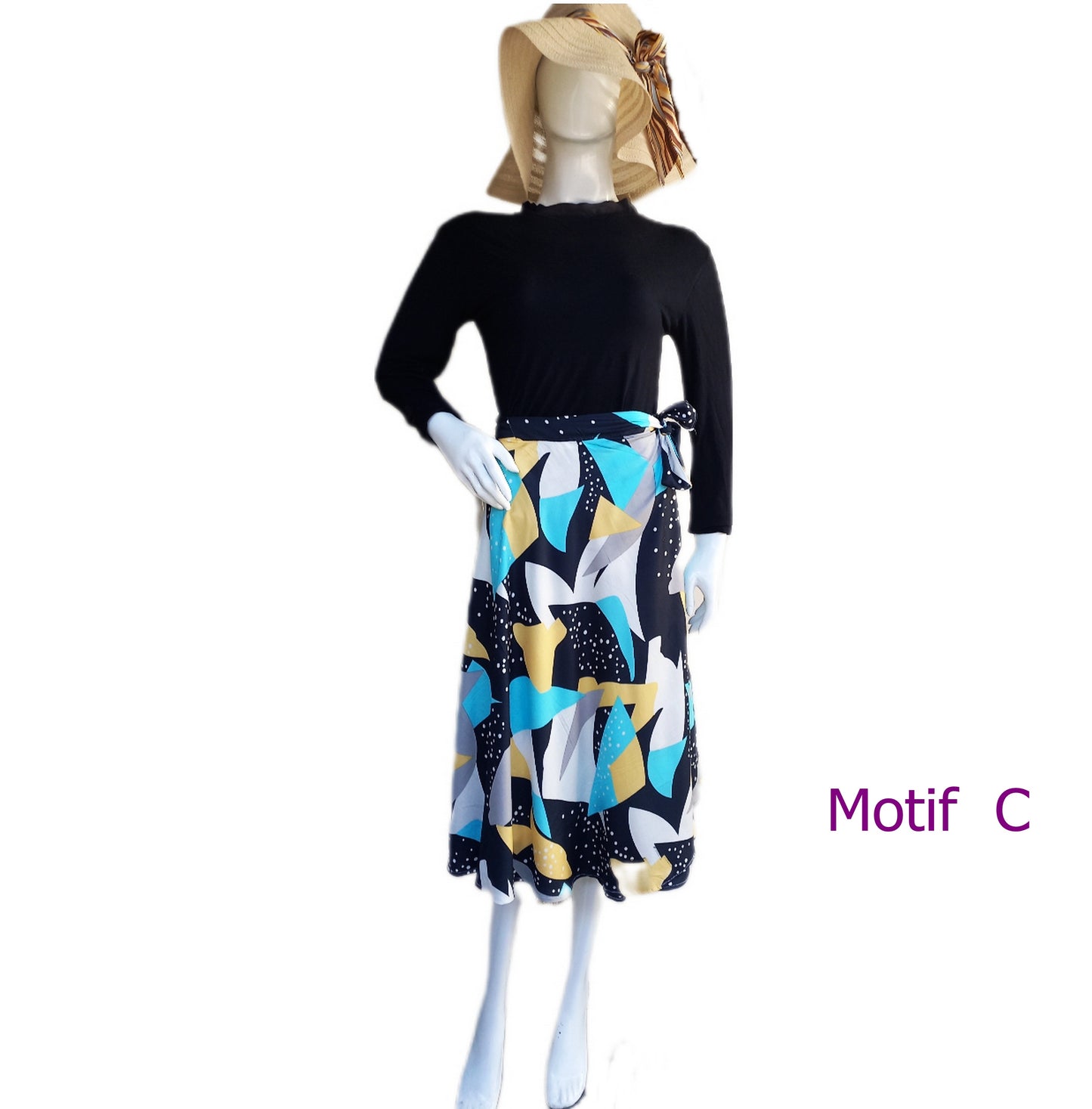 Wrap skirt, wrap skirt midi, cotton wrap skirt, beach wrap skirt, holidays skirt