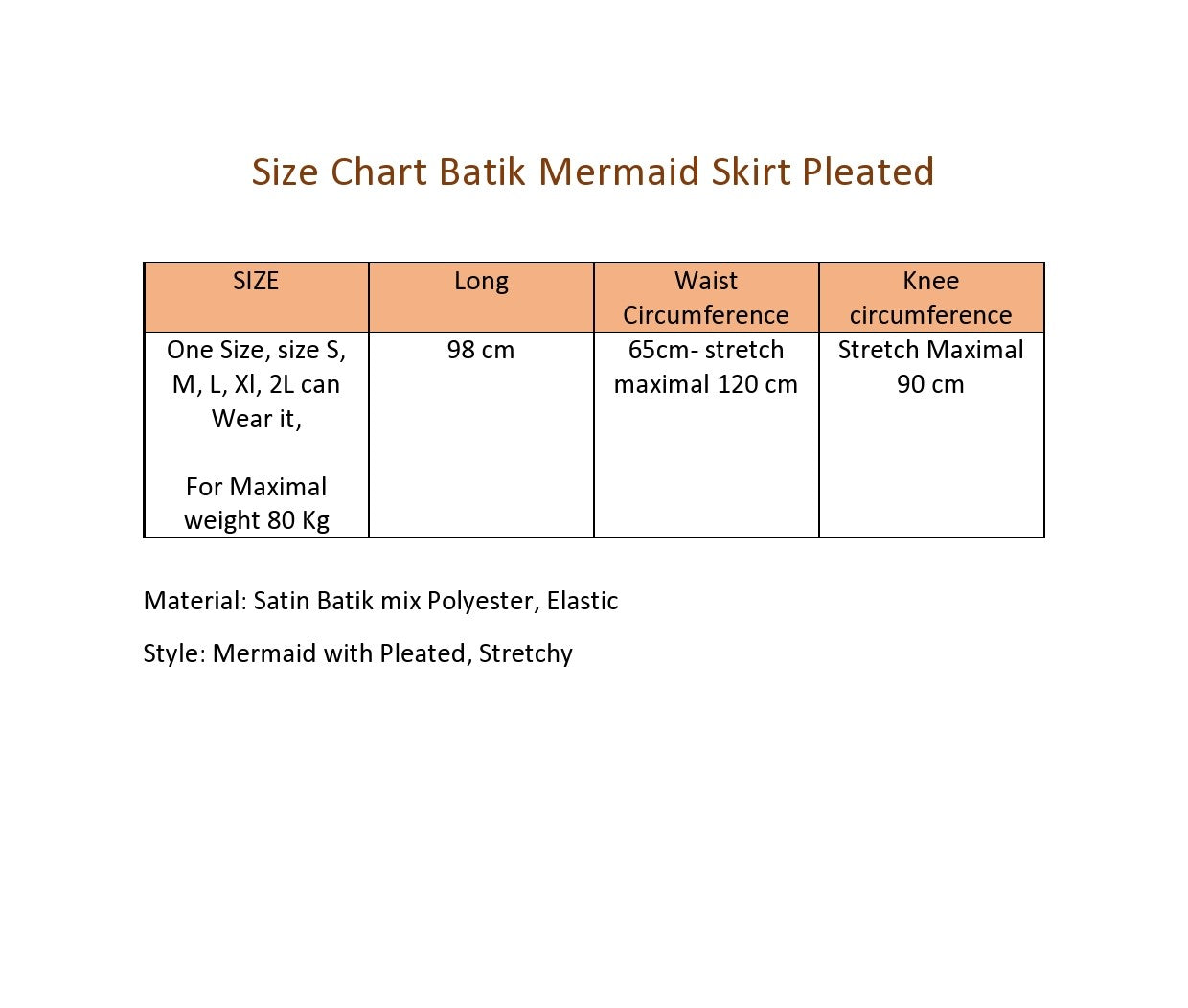 Mermaid Skirt Batik, sarong Batik Kebaya, Pleated Mermaid Skirt Various Motif