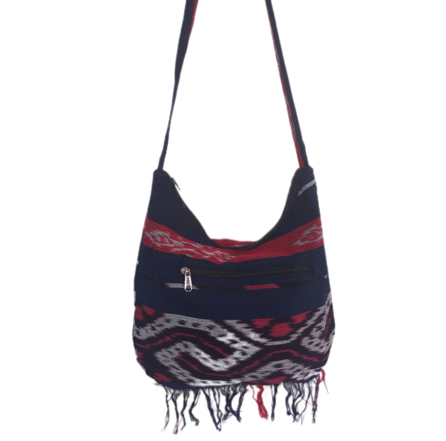 Bohemian bag, boho crossbody Bag, hippie bag ikat, tribal bag