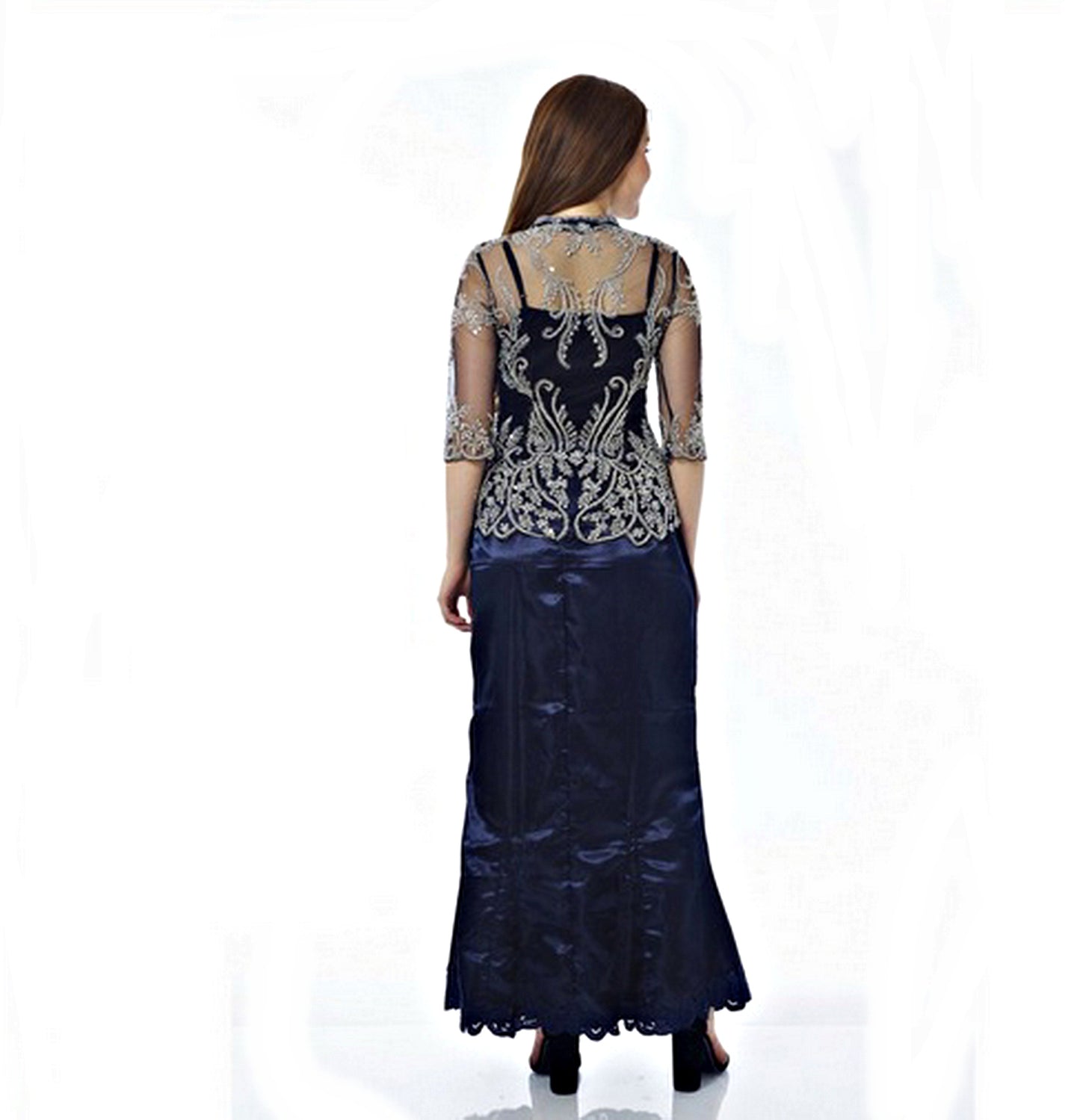 Blue navy Glamour Kebaya, transparent Kebaya, Graduation Kebaya