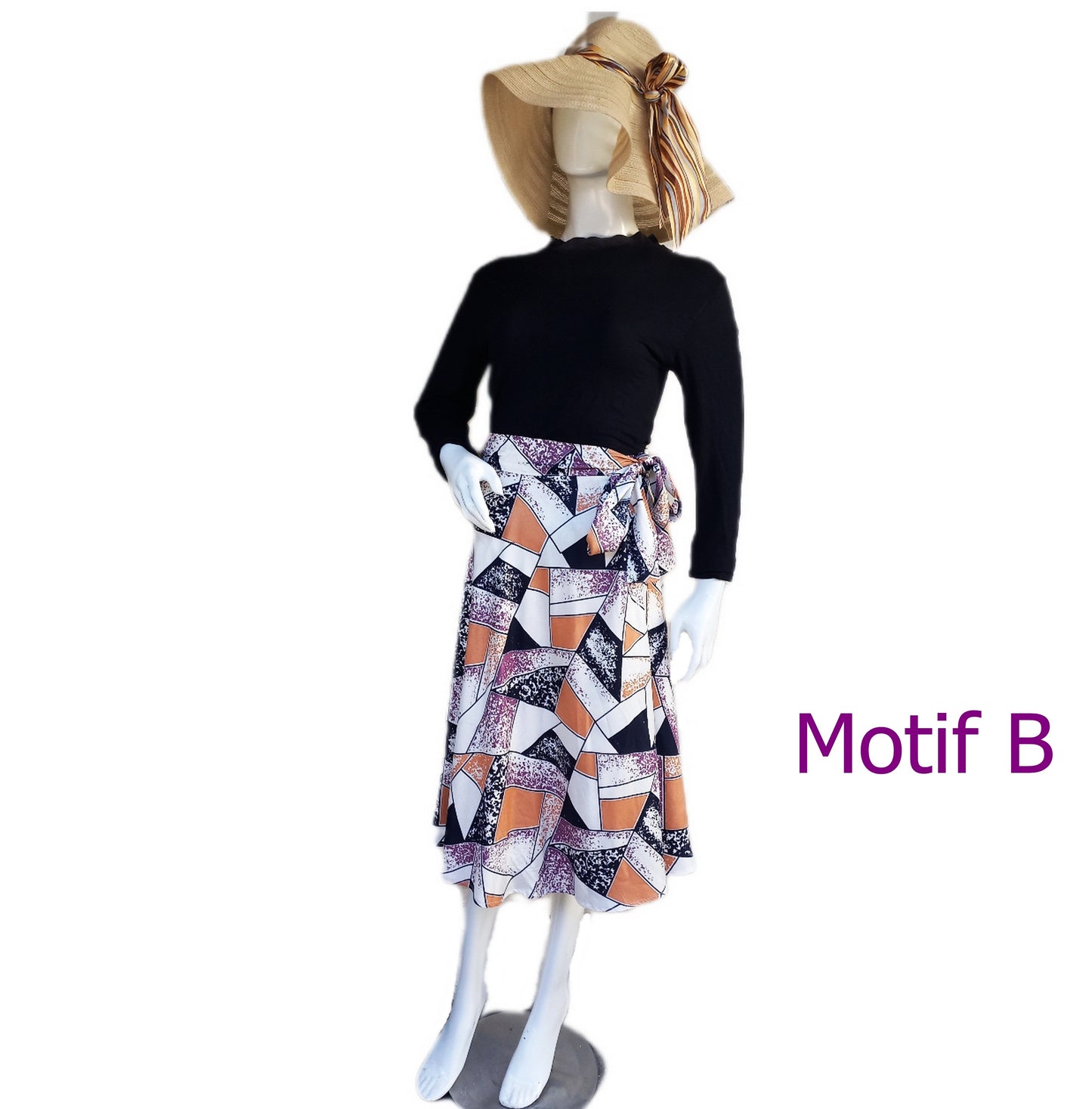 Wrap skirt, wrap skirt midi, cotton wrap skirt, beach wrap skirt, holidays skirt