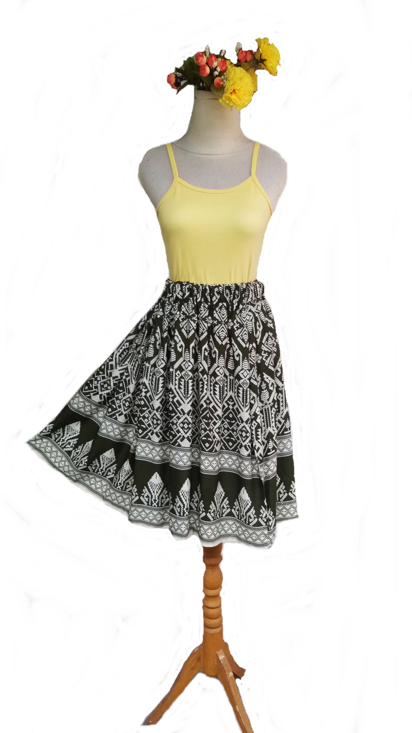 Mini Skirt, Cotton short skirt, travel skirt, summer skirt, holiday skirt