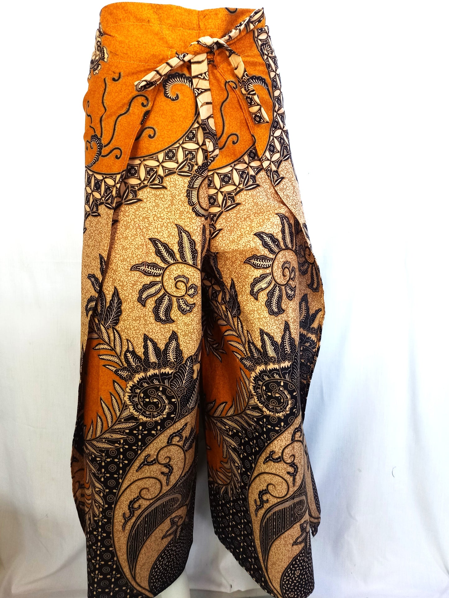Batik Wrap Pants, women wrap pants, Bali pants, beach Pants