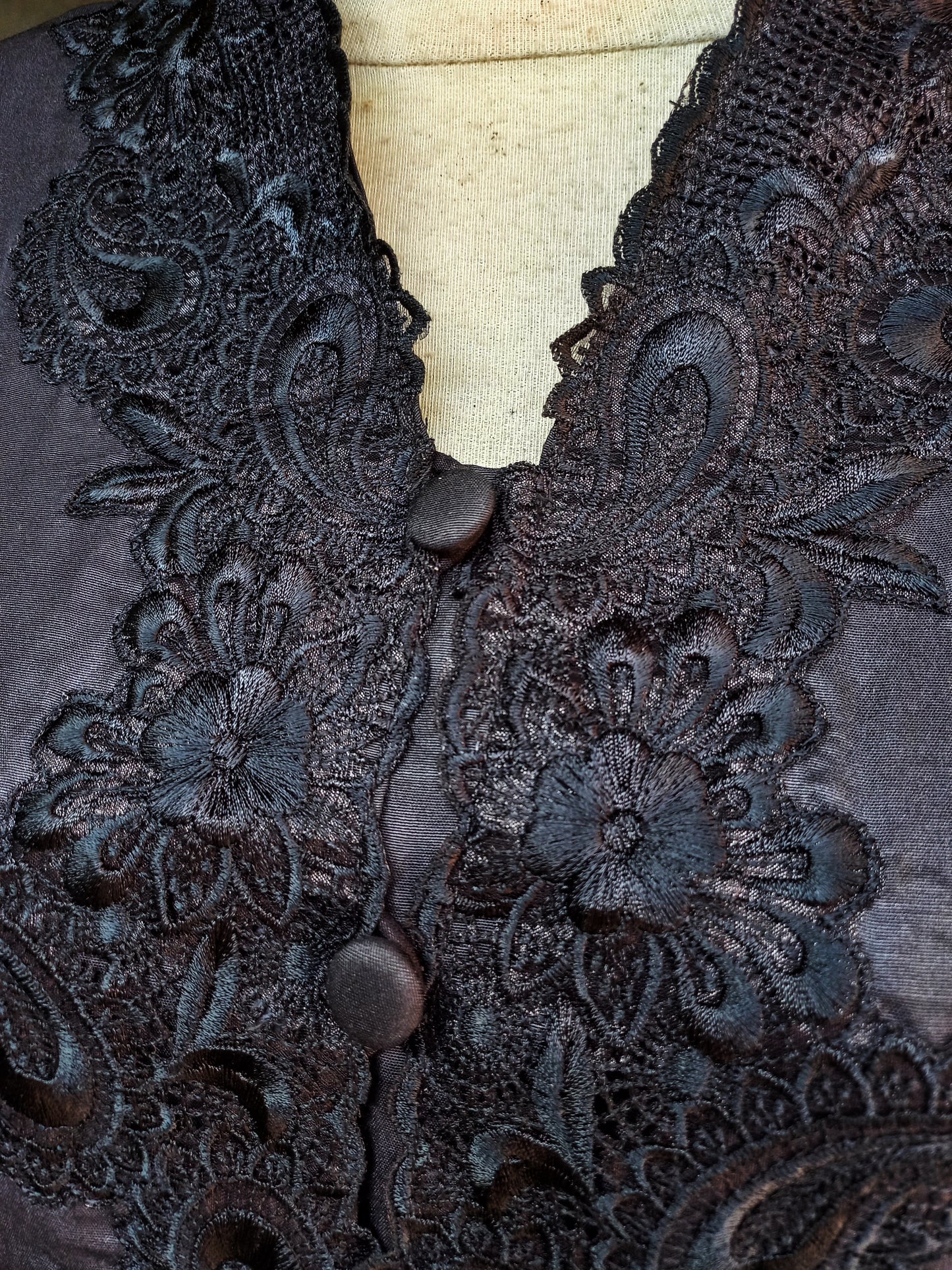 Black Kebaya dress, Kebaya Top, Kebaya cotton