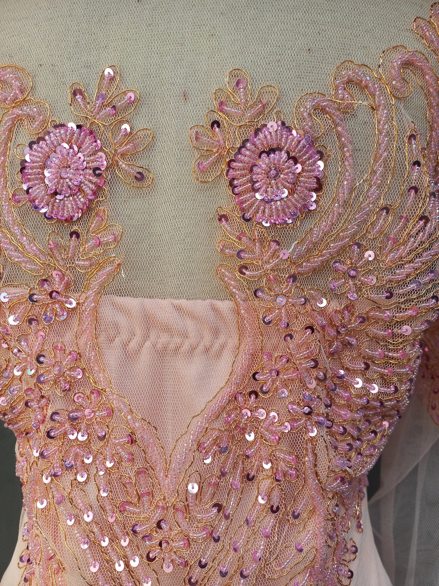 Peach wedding kebaya, engagement kebaya, graduation kebaya