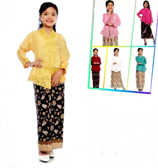 Kebaya  Kids, Kebaya Girl, kebaya for daughter, various color and size