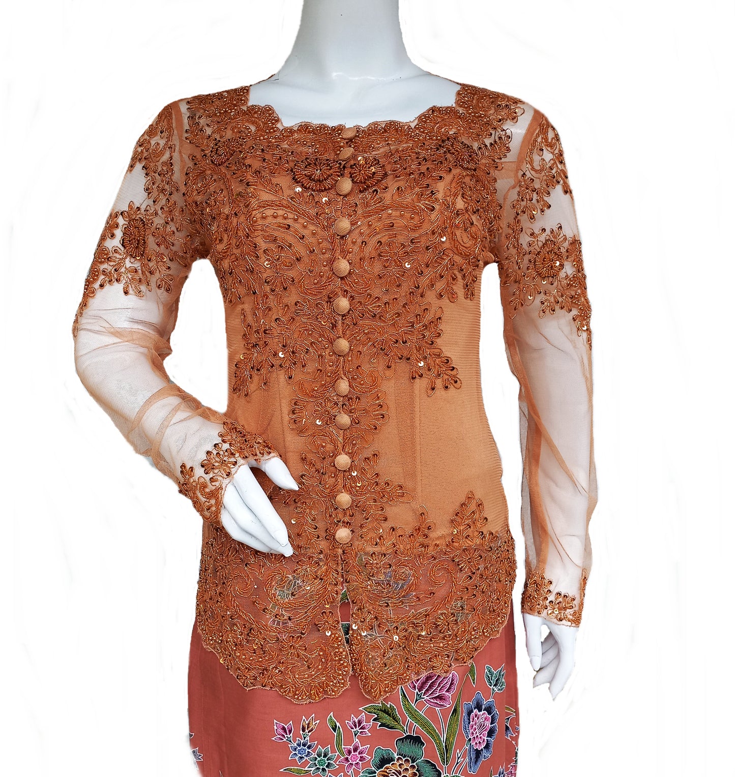 Wedding kebaya, graduation kebaya, glamour kebaya, sequin transparent kebaya